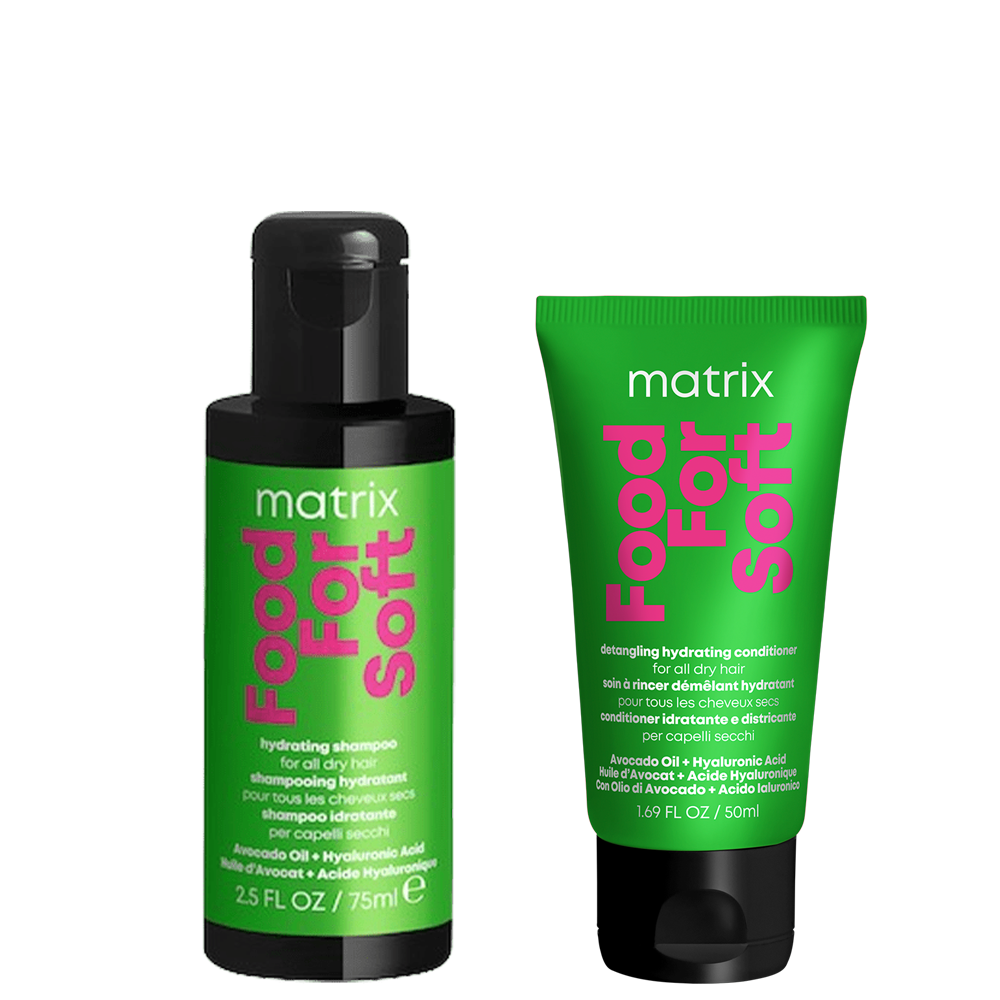 Мини шампоан и балсам за суха коса Matrix Food For Soft
