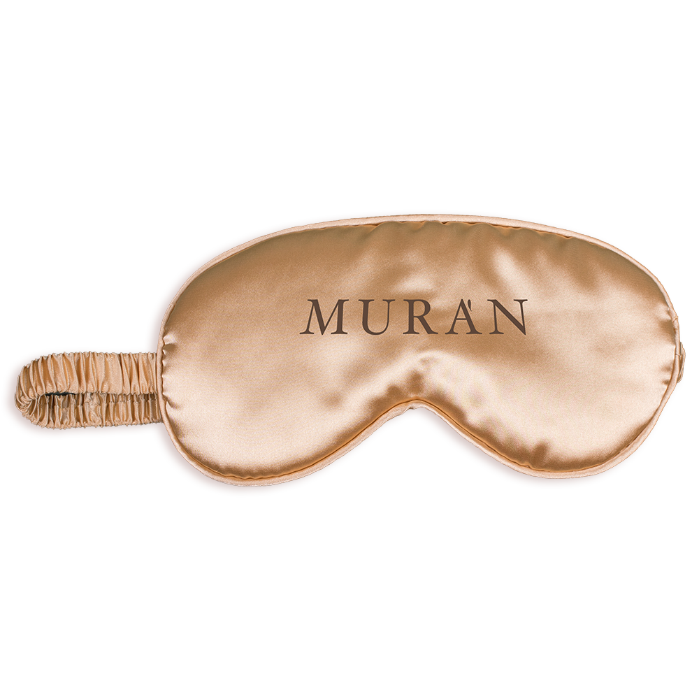 ПОДАРЪК Сатенена маска за сън в антично розов цвят Muran Antique Pink Satin Bandage