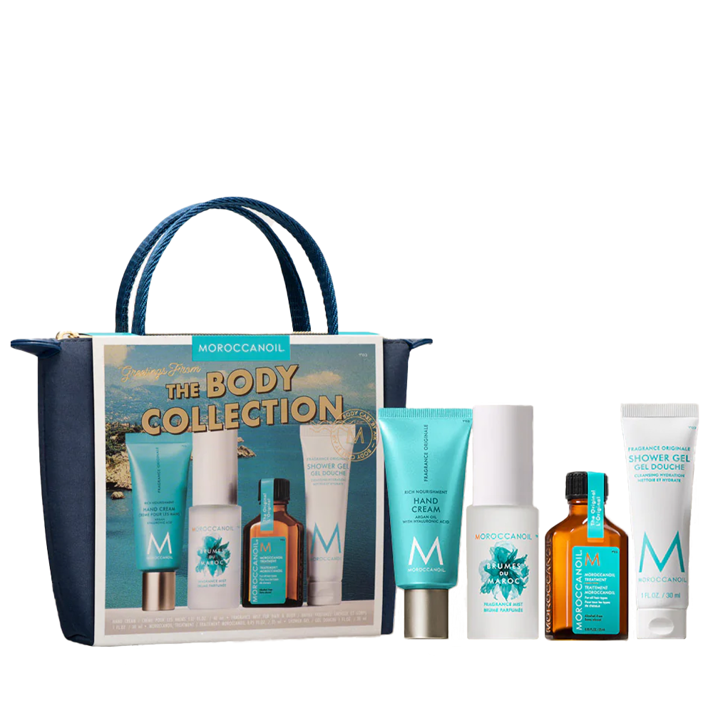 Комплект за тяло в размер за пътуване с подарък чанта - Moroccanoil