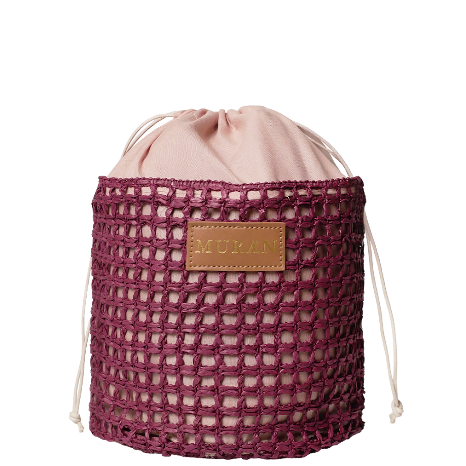 ПОДАРЪК Лятна розова малка чанта Muran Muran Silky Supreme Luxury Rose Trousse 18 x 11 x 4.5 см