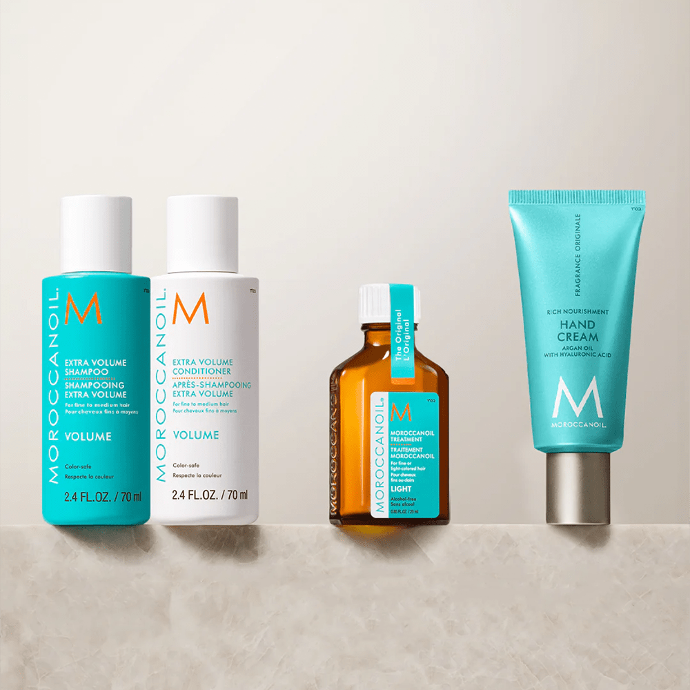 Комплект за обем в размер за пътуване с подарък чанта - Moroccanoil
