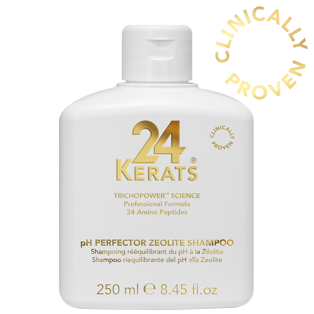 Шампоан със зеолит за балансиране на pH 250 мл 24 KERATS  pH Perfector Zeolite Shampoo