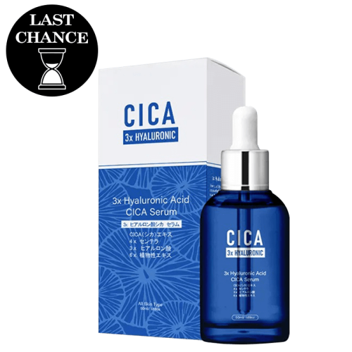 CICA 3x Hyaluronic Acid Стягащ и хидратиращ серум за лице 50 мл